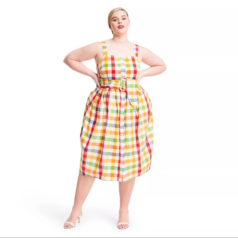 Christopher John Rogers Gingham Dress